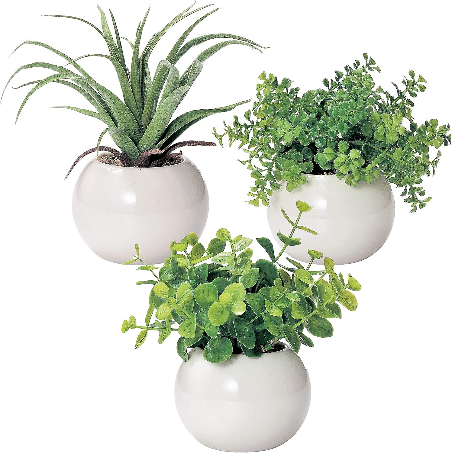 ミニ インテリアグリーン 造花 観葉植物