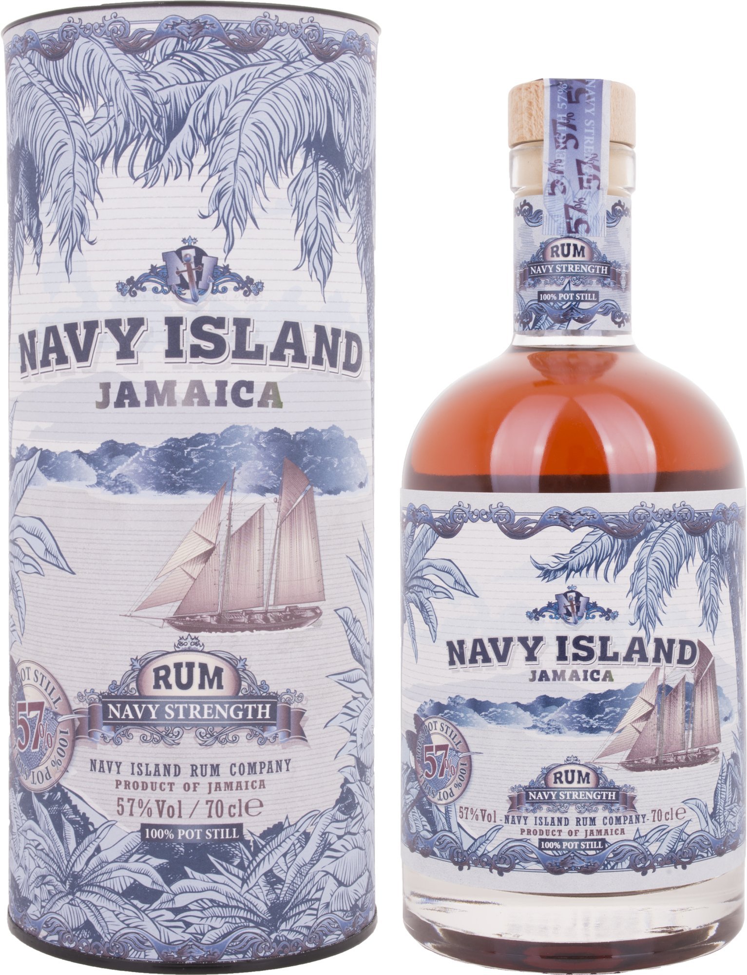 JAMAICA RUM NAVY STRENGTH 70 CL EN ASTUCCIO