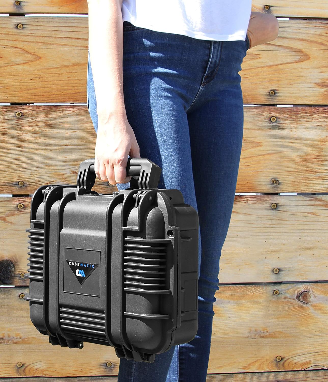 CASEMATIX 14" Two Gun Hard Case for 2 Handguns - Waterproof & Shockproof 2 Pistol Hard Case, Double Handgun Case with Accessory Storage for Multiple Magazines, Ammo Box and Other Accessories : Sports & Outdoors