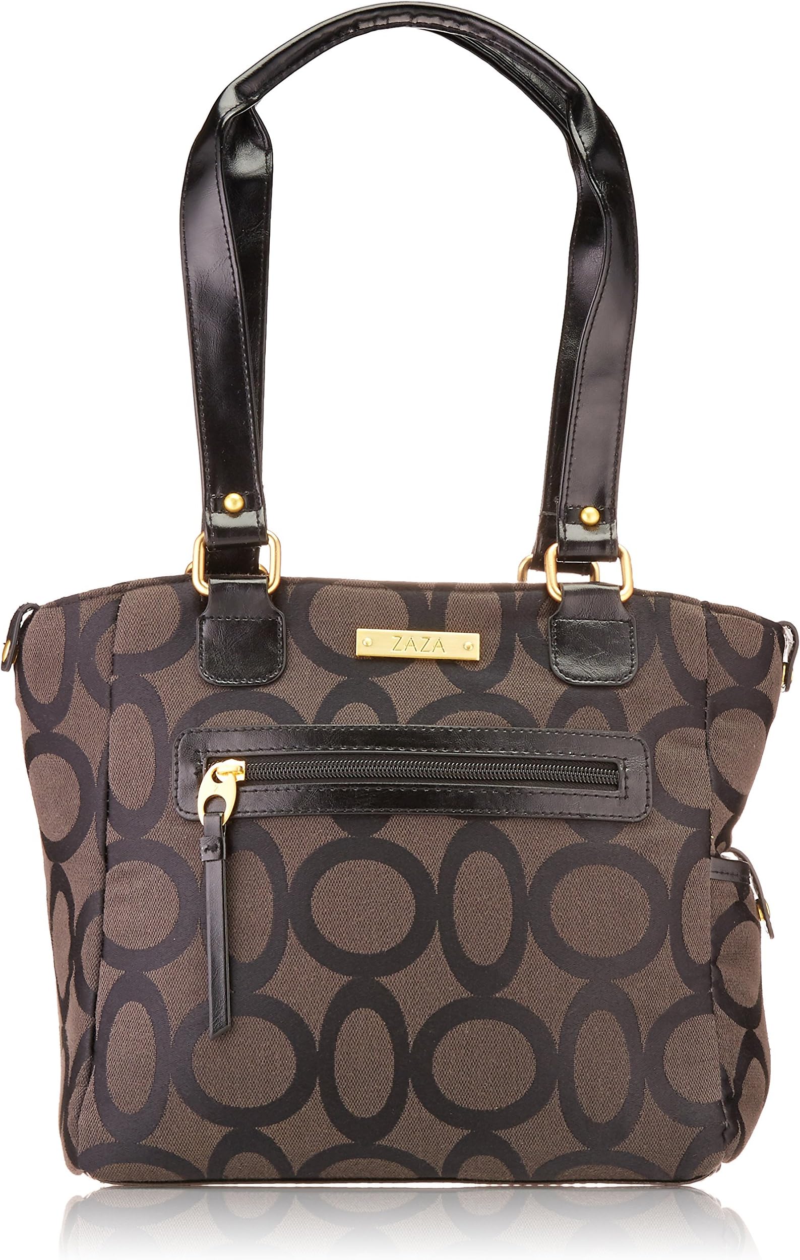 Zaza Lunch Tote with Leak Proof Food Container (Black)