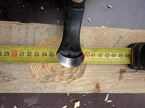 Miniatura 6 de Elegante hacha/hacha barbudo pequeño combinado con hoja curvada Adze - Herramienta para hacer tazones - ¡Raro!