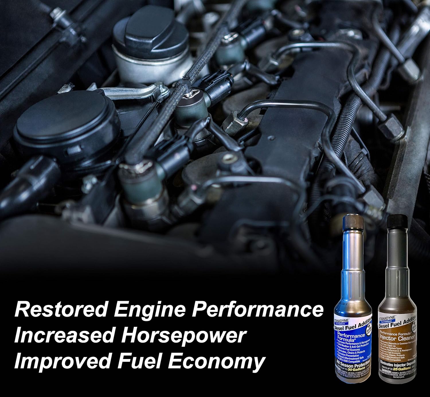 Stanadyne Performance Formula Bundle with Injector Cleaner Diesel Fuel Additive, 8 Ounce, 4 Pack