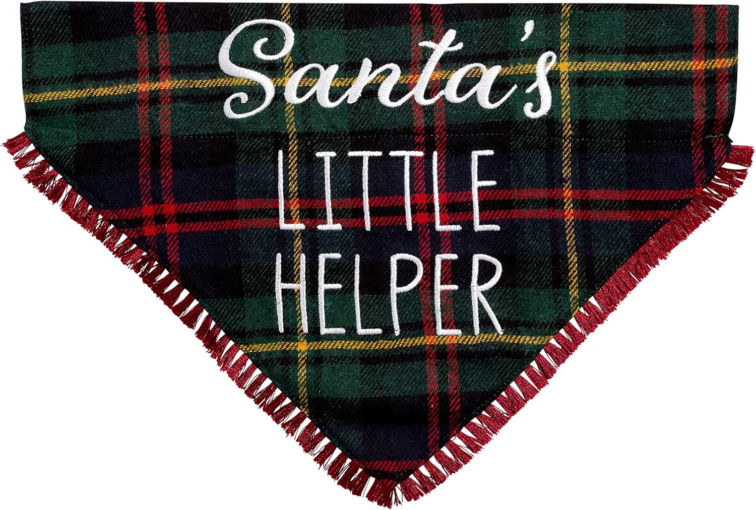 Pearhead Too Cute for The Naughty List Holiday Pet Bandana, Dog Christmas Bandana, Dog Apparel, Small/Medium : Pet Supplies