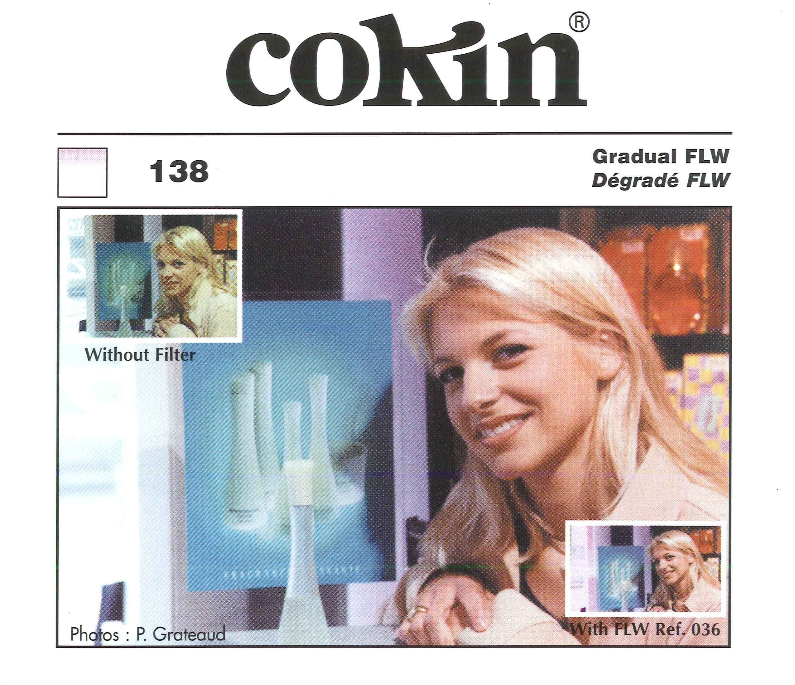 Cokin Filtro Cuadrado FLW Gradual P138 para corrección de color 2