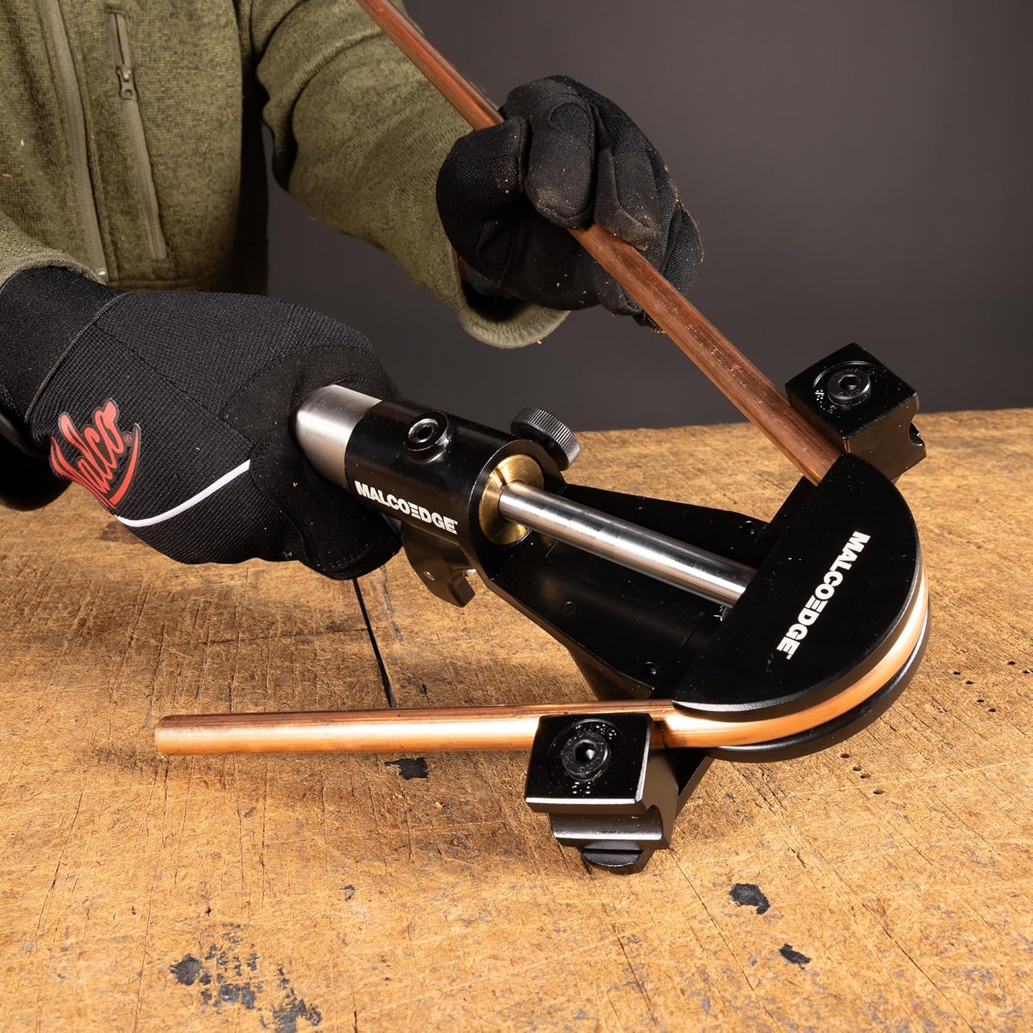 MalcoEdge HYB Hydraulic Tube Bender Multi-Size Kit for HVAC-R – 7 Mandrels & 3 Cross Bars (1/4”, 5/16”, 3/8”, 1/2”, 5/8”, 3/4”, 7/8”)