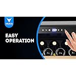 24 Inch Wine Cooler Refrigerator, 179 Bottles Professional Wine Cellars with Powerful Compressor,Quiet Operation and Elegant Design for The Wine Lovers - Image 7