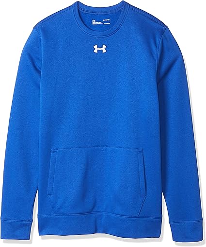 under armour men's hustle fleece 2.0 crew pullover