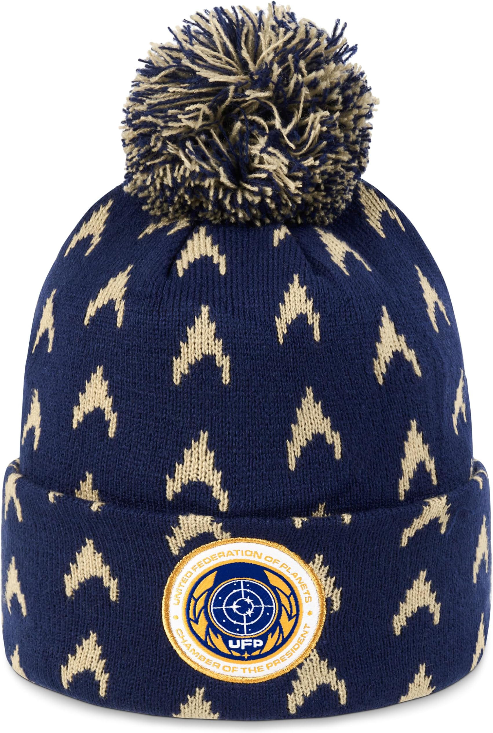 Star Trek Beanie Hat - Official Gifts Merchandise for Fans - Discovery Starfleet Academy United Federation of Planets Multicoloured