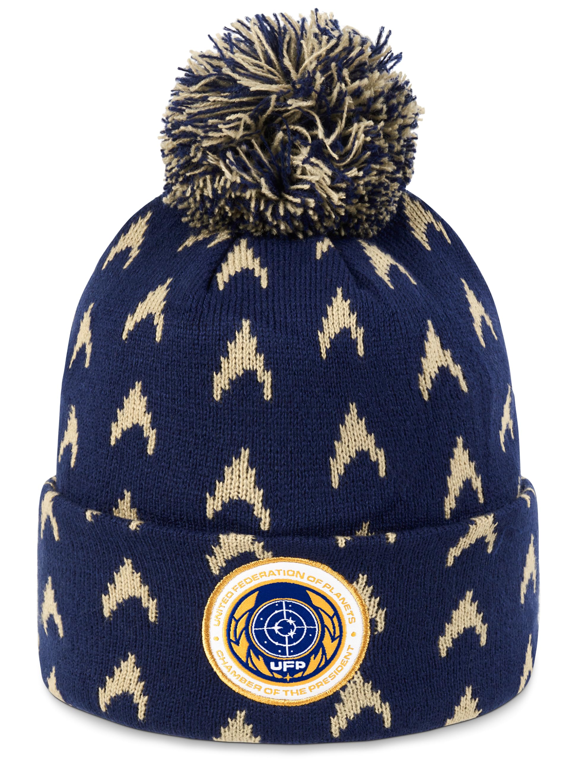 Sponsored Ad – Beanie Hat - Official Gifts Merchandise for Fans - Discovery Starfleet Academy United Federation of Planets Multicoloured