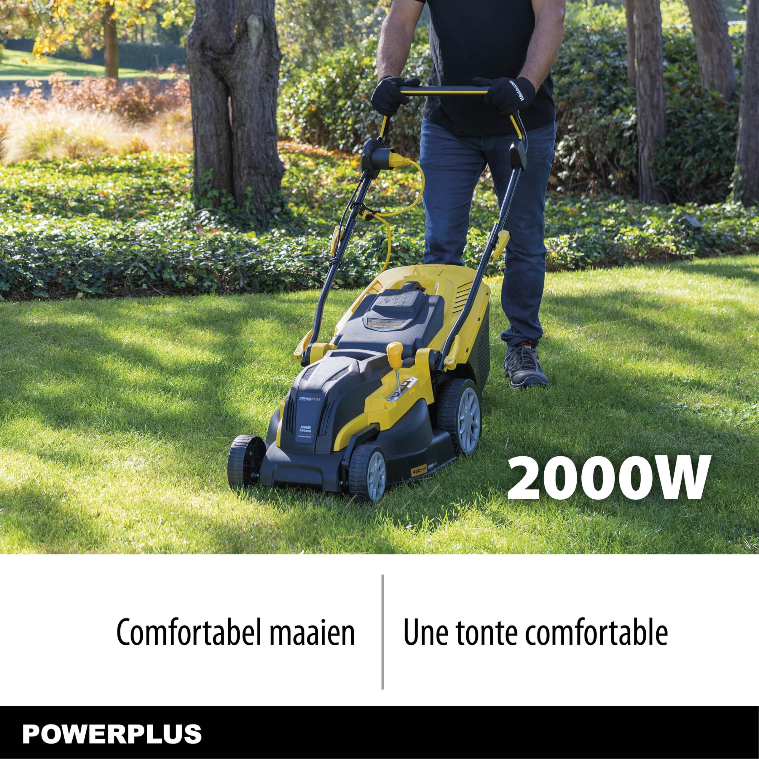 POWERPLUS POWXG6281 - Cortacésped 2000w 420mm