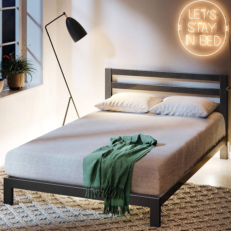 Amazon.com: ZINUS Arnav Metal Platform Bed Frame with