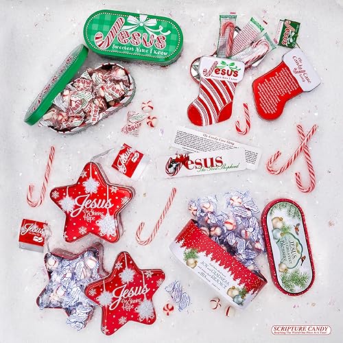 Miniatura 6 de Scripture Candy Caramelos duros surtidos con sabor a crema, 180 caramelos cristianos envueltos individualmente con versículos de la Biblia, dulces
