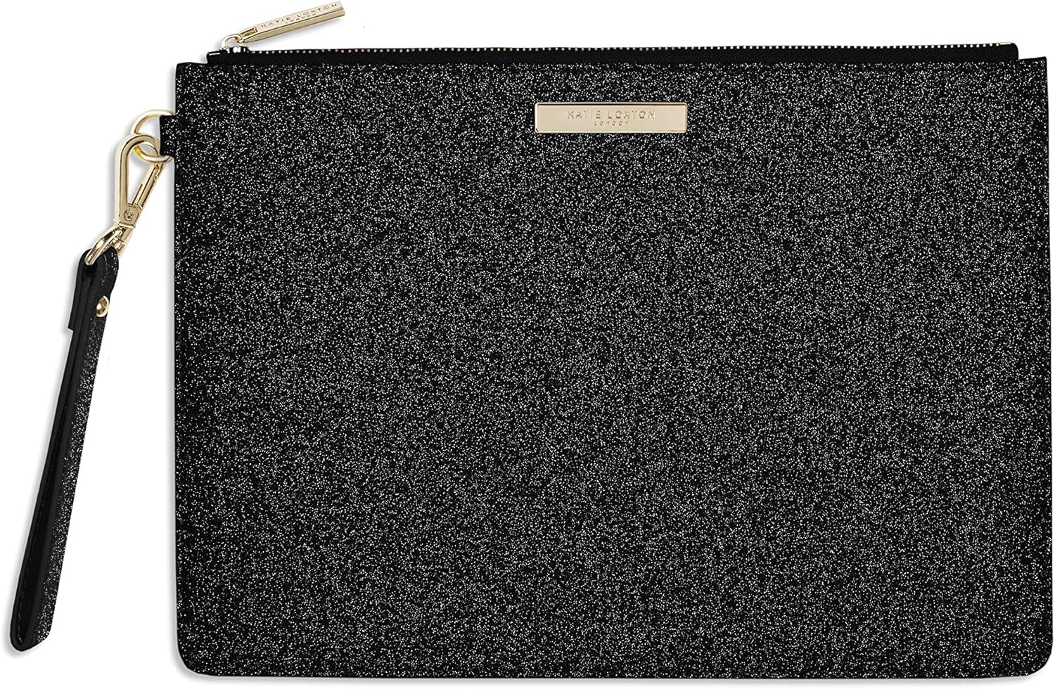 KATIE LOXTON Stardust Womens Medium Vegan Leather Wristlet Strap Clutch