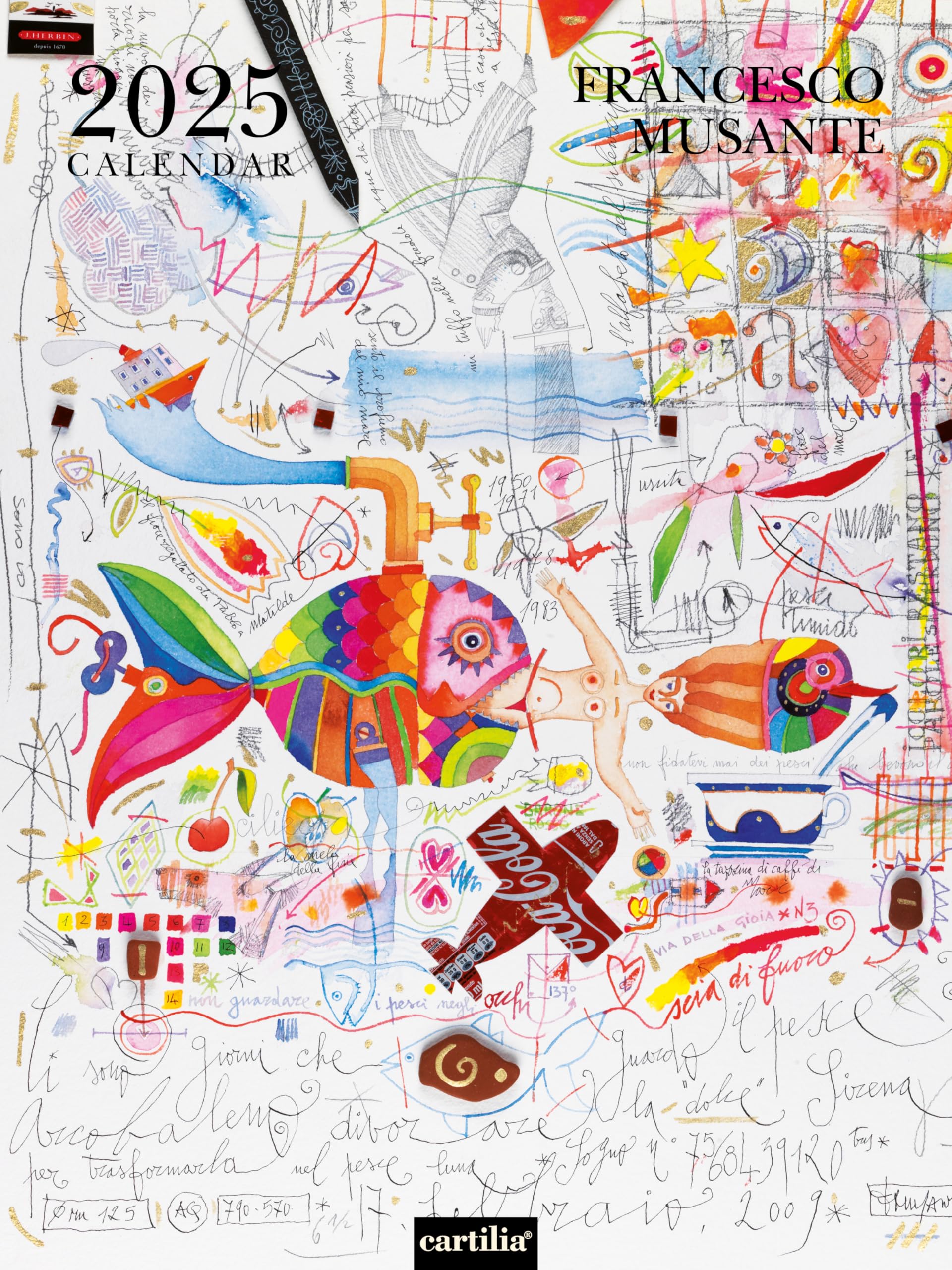 Calendario Da Parete 2025 Musante Francesco - Formato 30x40 Cm Con 12 Immagini - Foto 6