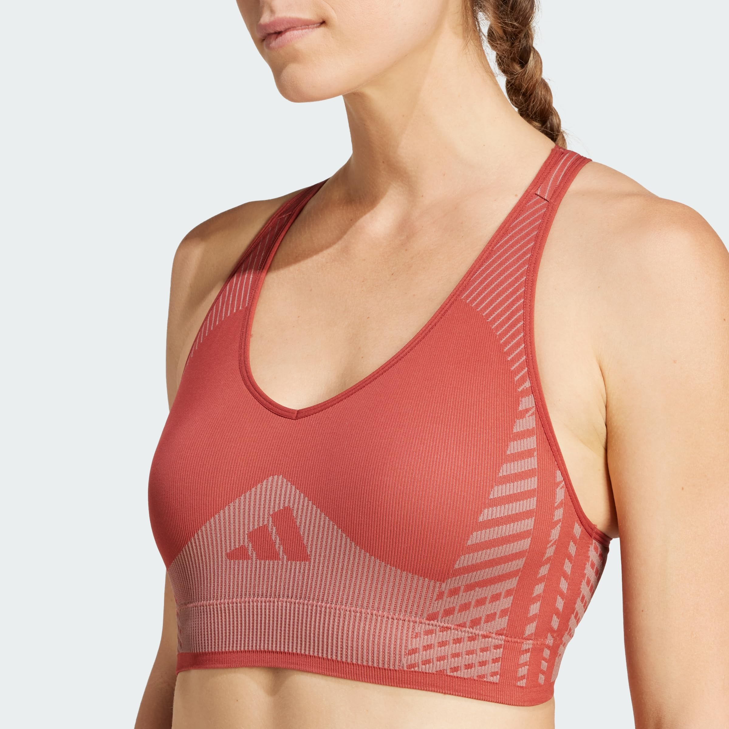 adidas Women's Brassière Aeroknit Training Maintien léger