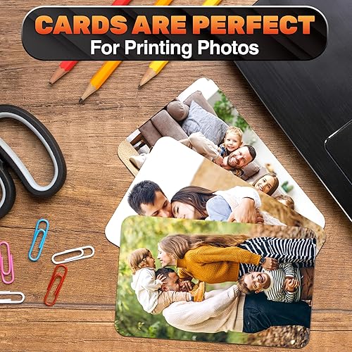 Miniatura 7 de 100 unidades de tarjetas de visita de sublimación en blanco  Tarjetas de sublimación Tarjetas de visita de sublimación de doble cara de aluminio