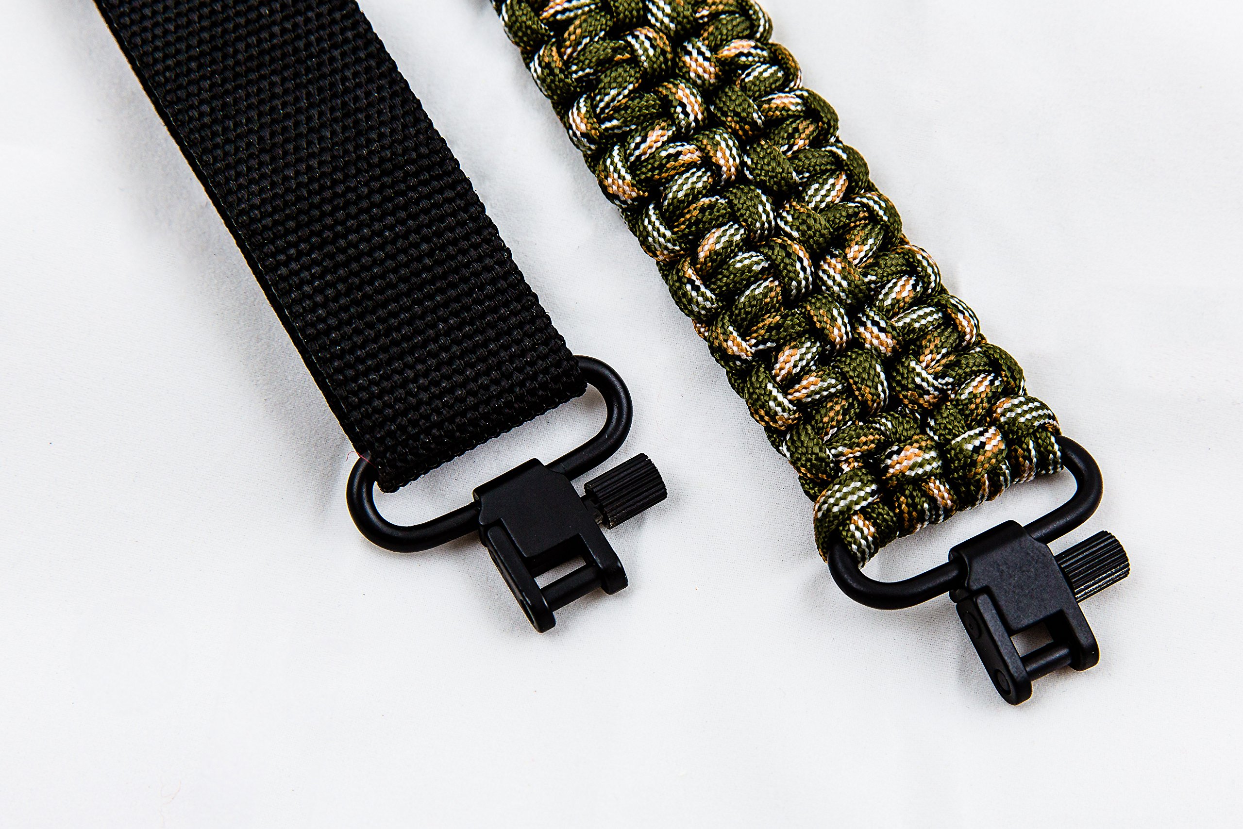 TLO Outdoors Paracord Gun Sling Tactical 2Point Rifle Sling, Extra