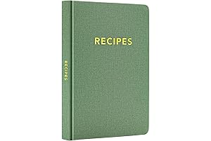 Blank Recipe Books to Write In: DIY Custom Recipe Journal