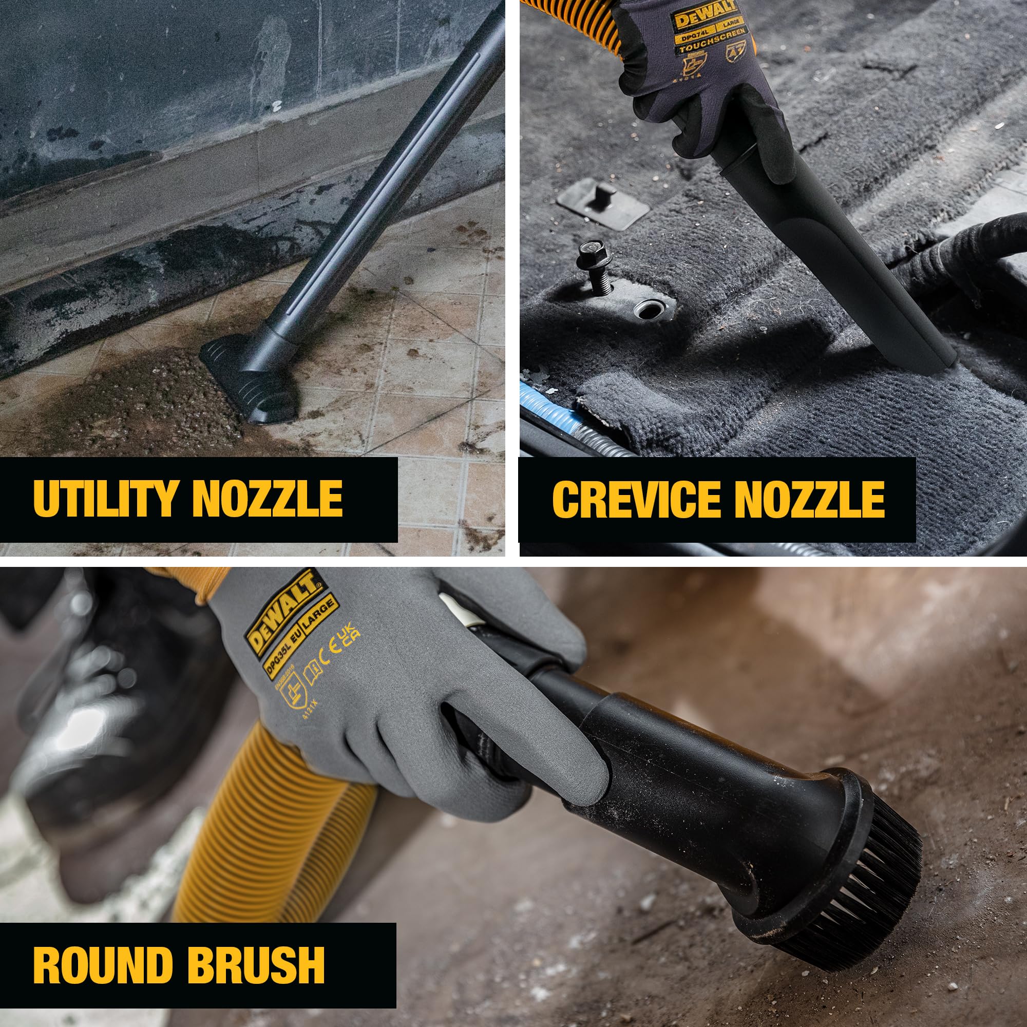DEWALT Quiet Shop Vacuum - 5 HP Wet & Dry -8