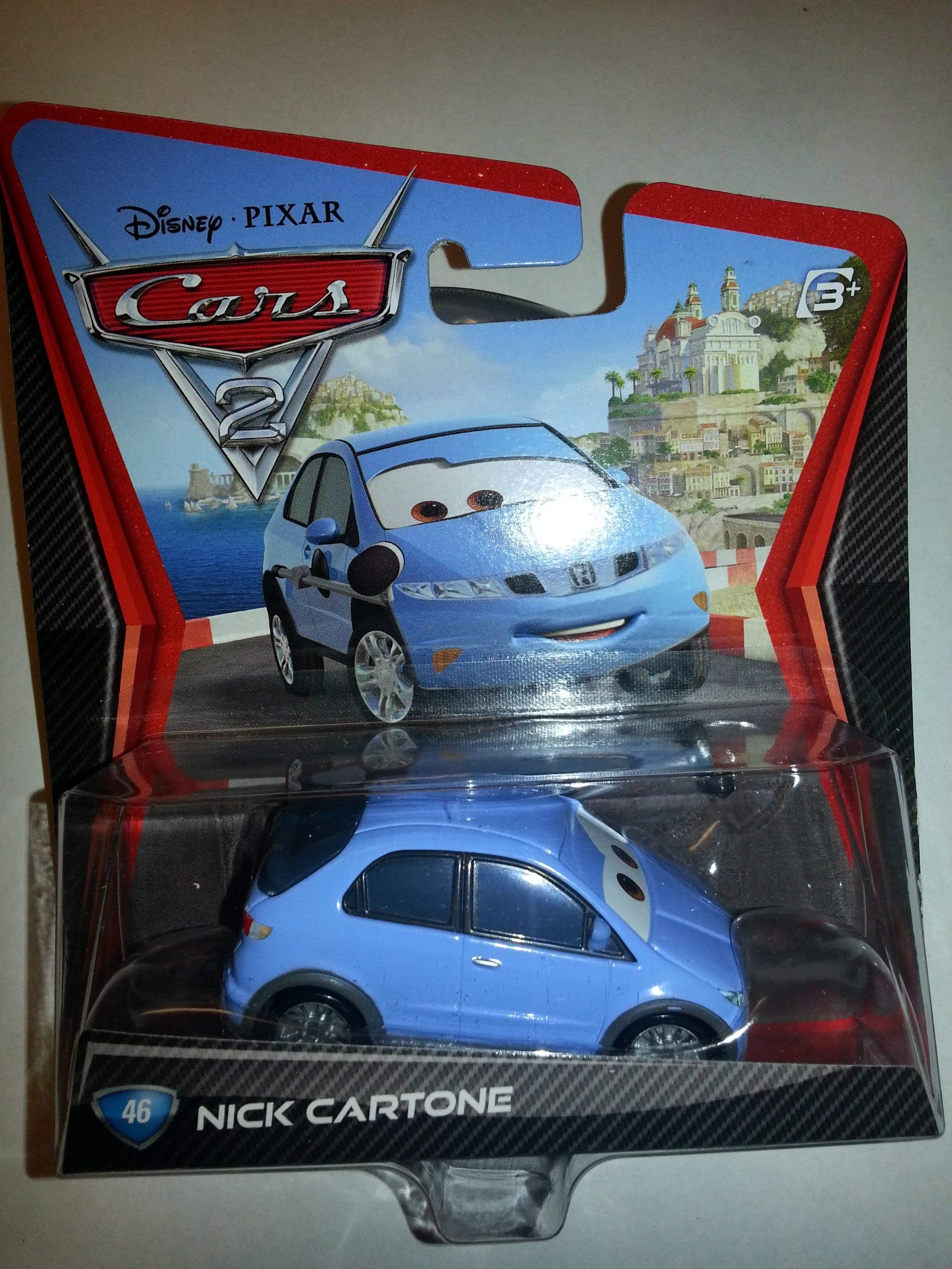 Pixar CARS 2 Movie 1:55 Die Cast Car Nick Cartone # 46
