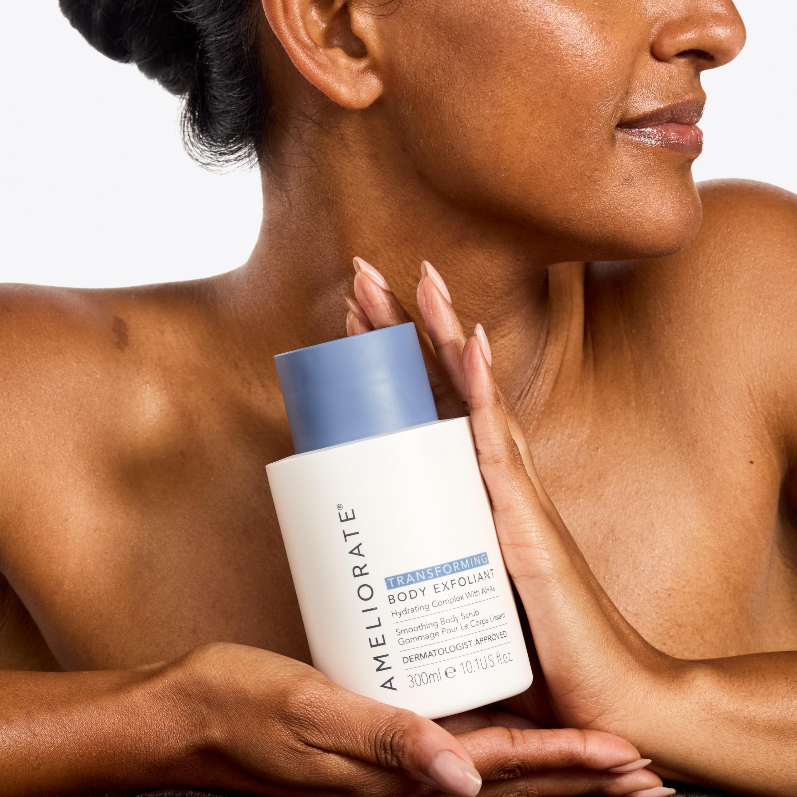 AMELIORATE Transforming Body Exfoliant 300ml for Keratosis Pilaris (KP), Bumpy & Dry Skin, White, 300 ml (Pack of 1) - Image 3