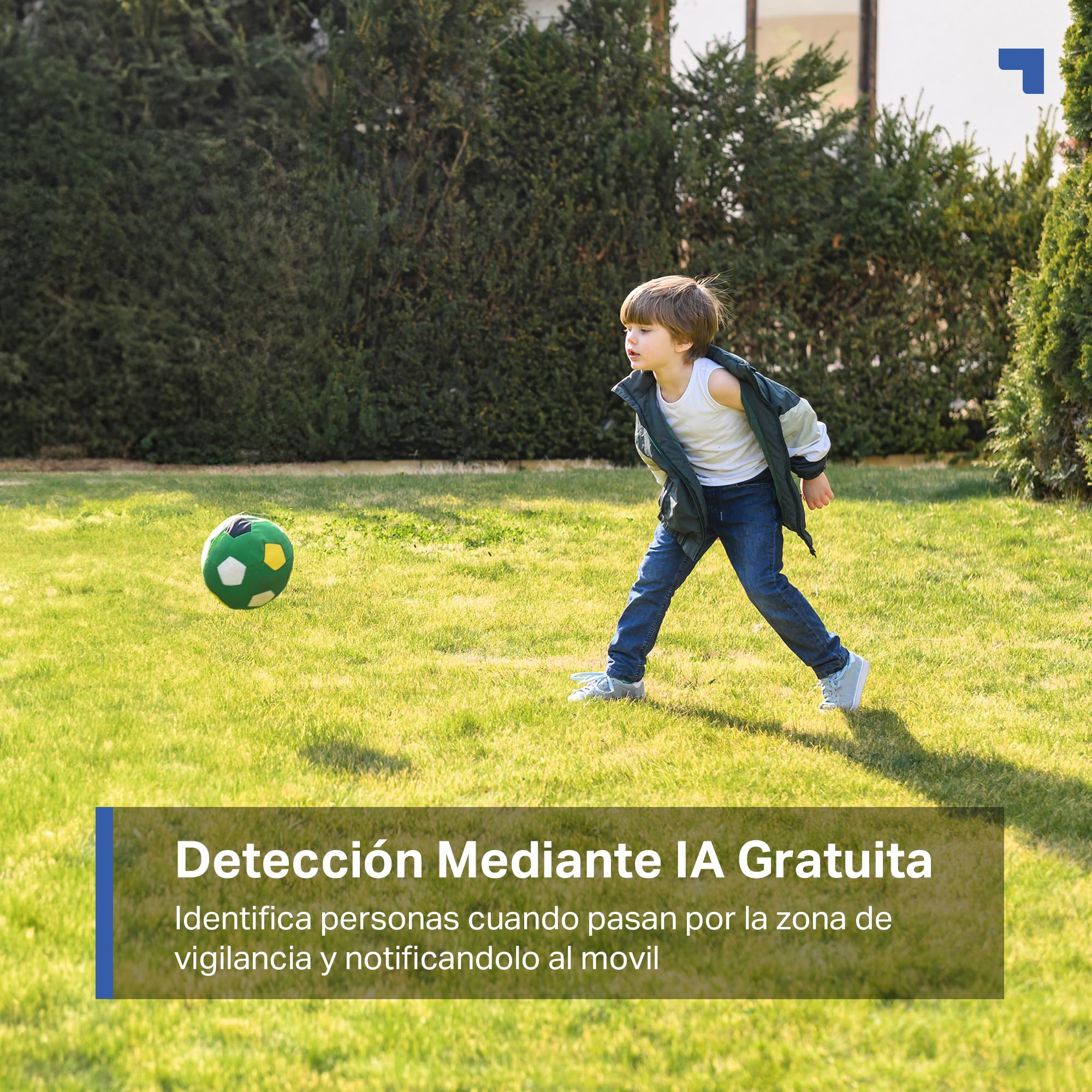 Tapo C410 - Cámara de Vigilancia WiFi Exterior, Batería 6400mAh, 2K 3MP | Detección de Movimiento y Personas. Batería hasta 180 Días. Visión Nocturna a Color. Alarma Luz y Sonido. Admite MicroSD.