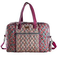 Maison d Hermine Weekender Bags for Women Cotton Quilted Duffel Overnight Luggage Weekend Bag for Men Gym Gifts Travel