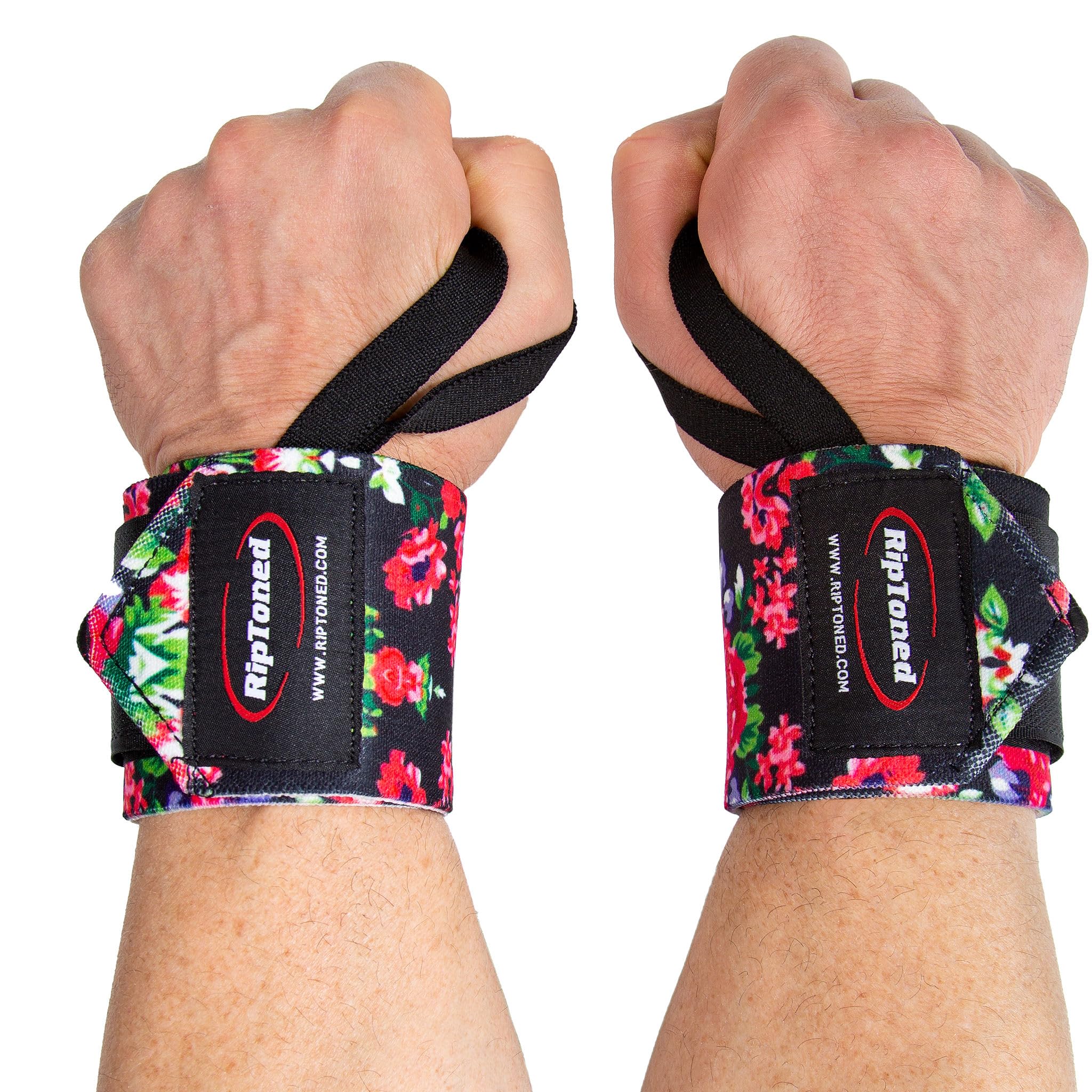 Rip Toned - Wrist Straps for Weightlifting - Eliminate Failed Lifts & Protect Wrists - Wrist Wraps for Pain - Adjustable, Durable, Machine Washable - USPA Endorsed, Ideal for Men & Women