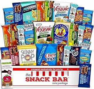 Healthy snack Care Package (30 count) A Gift crave Snack Box with a Vari...