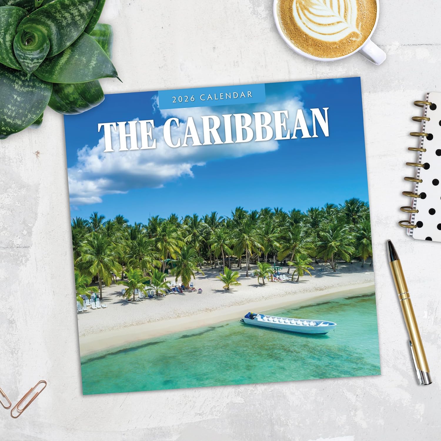 Red Robin 2026 Caribbean Monthly Wall Calendar | 12" x 24" Open | Premium Thick & Sturdy Paper | Hangable 12 Month Calendar | Lined Notes & To Do Area | Vivid Images | Plastic Free - Image 4