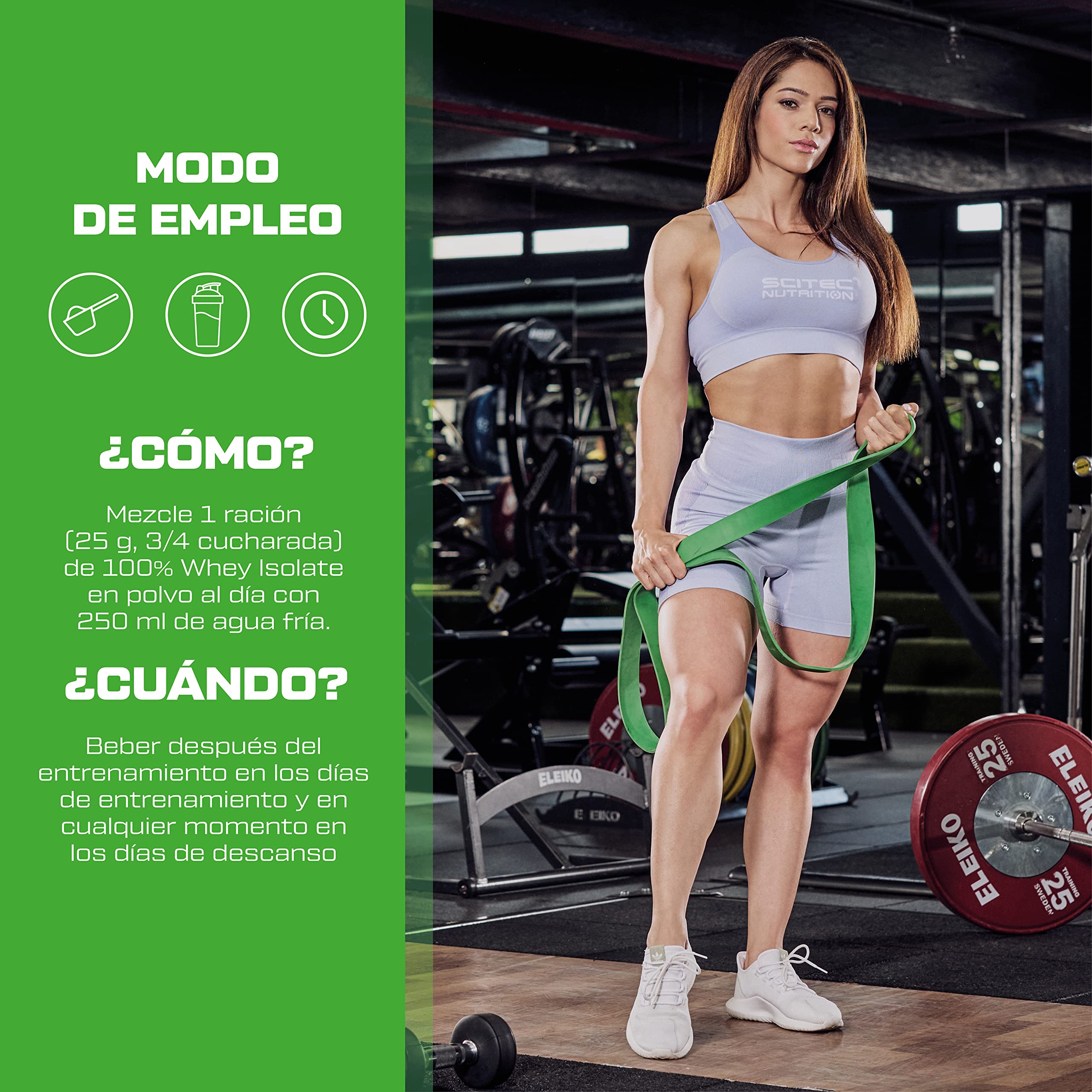 Scitec Nutrition 100% Whey Isolate - Puro Poder Proteico con BCAAs - Glutamina y Arginina - Fórmula sin Azúcar ni Gluten, 1816 g, Vainilla