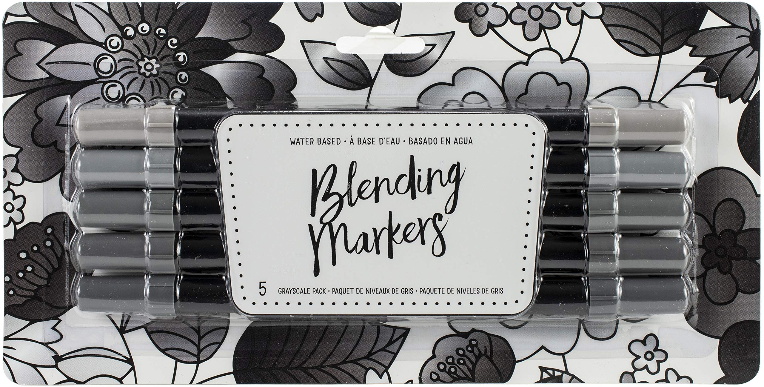 AMERICAN CRAFTS BLENDING MARKERS GRAYSCALE, One Size