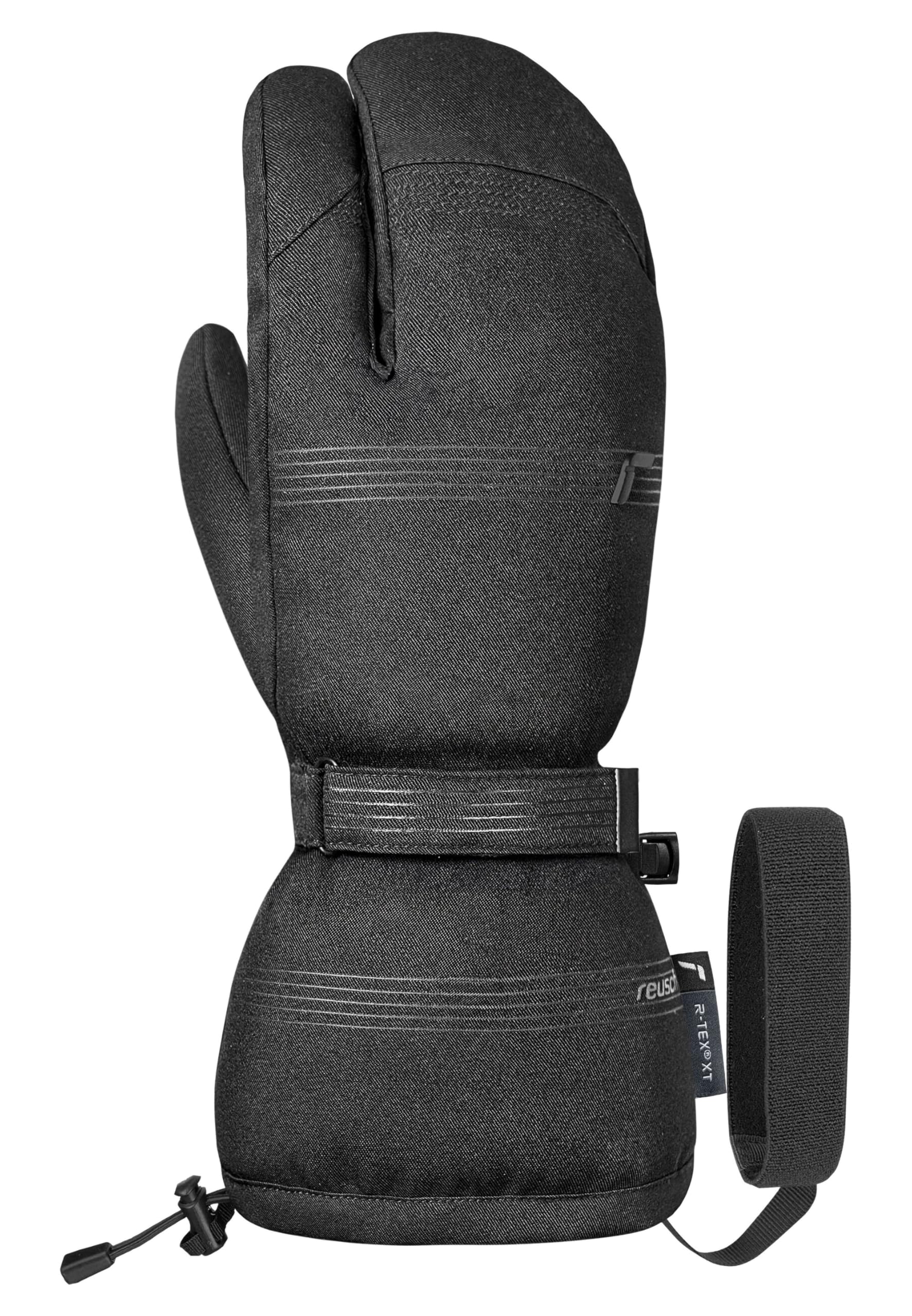 Reusch Cozy Down Lobster - Guantes de esquí para Mujer, R-Tex XT, plumón Real, Impermeables y Resistentes al Viento, 3 Guantes con función táctil, Softshell y Powder Cuff, Extra cálidos