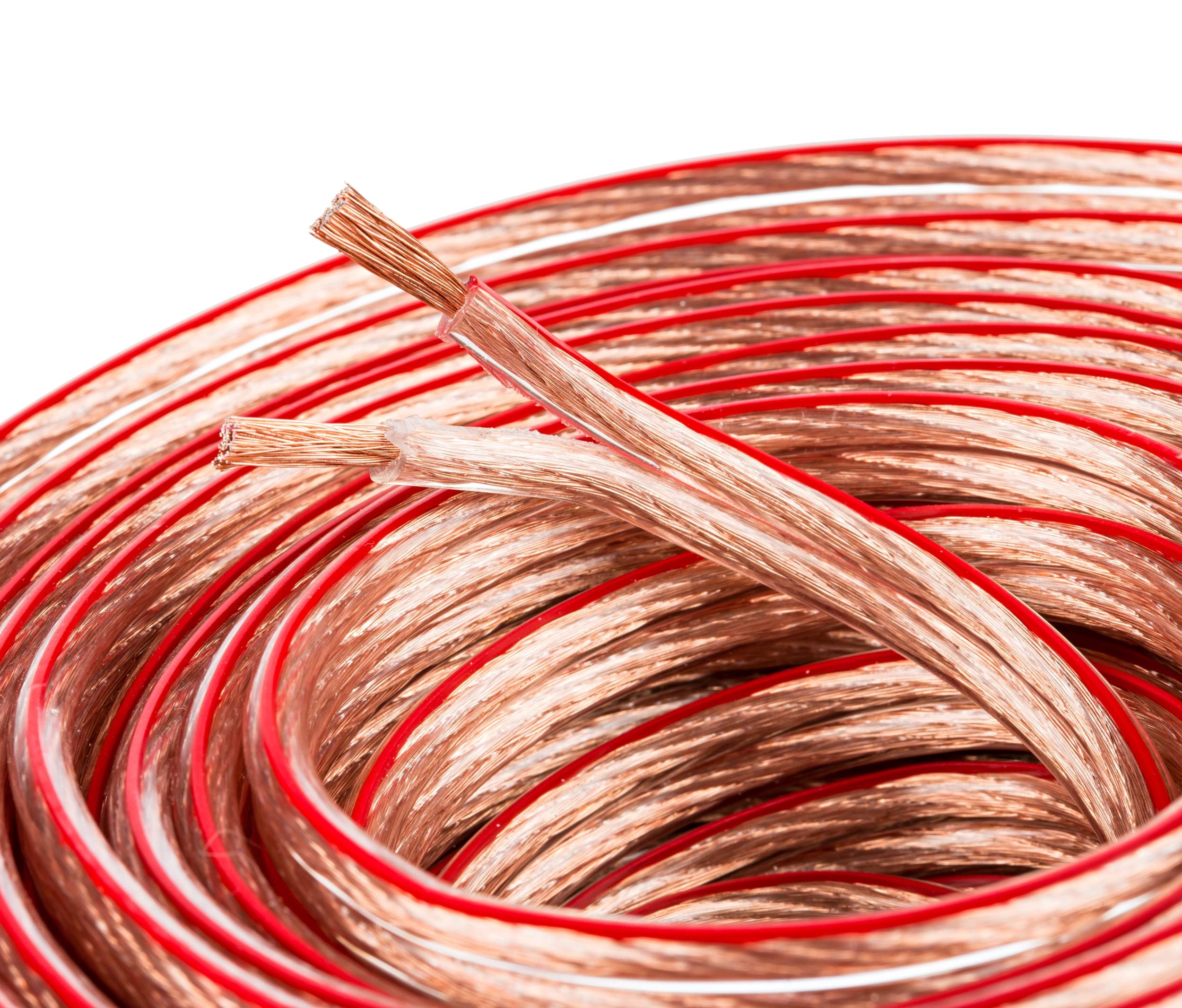 ARLI Cavo Per Altoparlanti 25m 2x4mm² - Rame CCA, Trasparente Con Indicazione Polarità, Per Impianti Hi-Fi E Home Theatre - 2