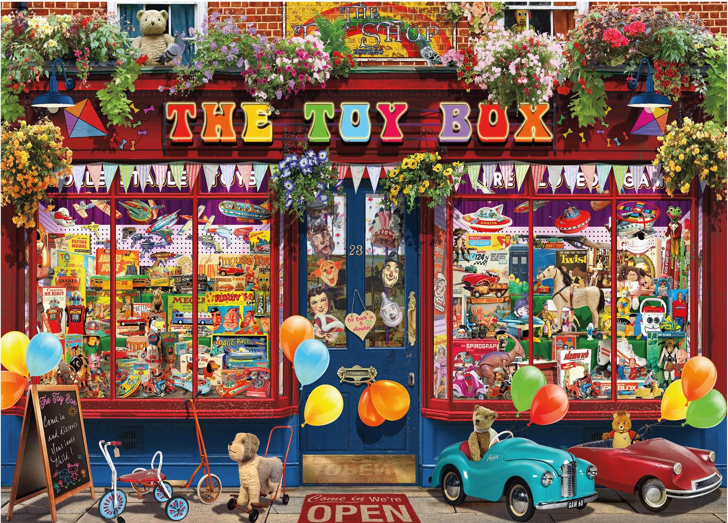CeacoShop Windows - Toy Box - 1000 Piece Jigsaw Puzzle, 26.6 x 19