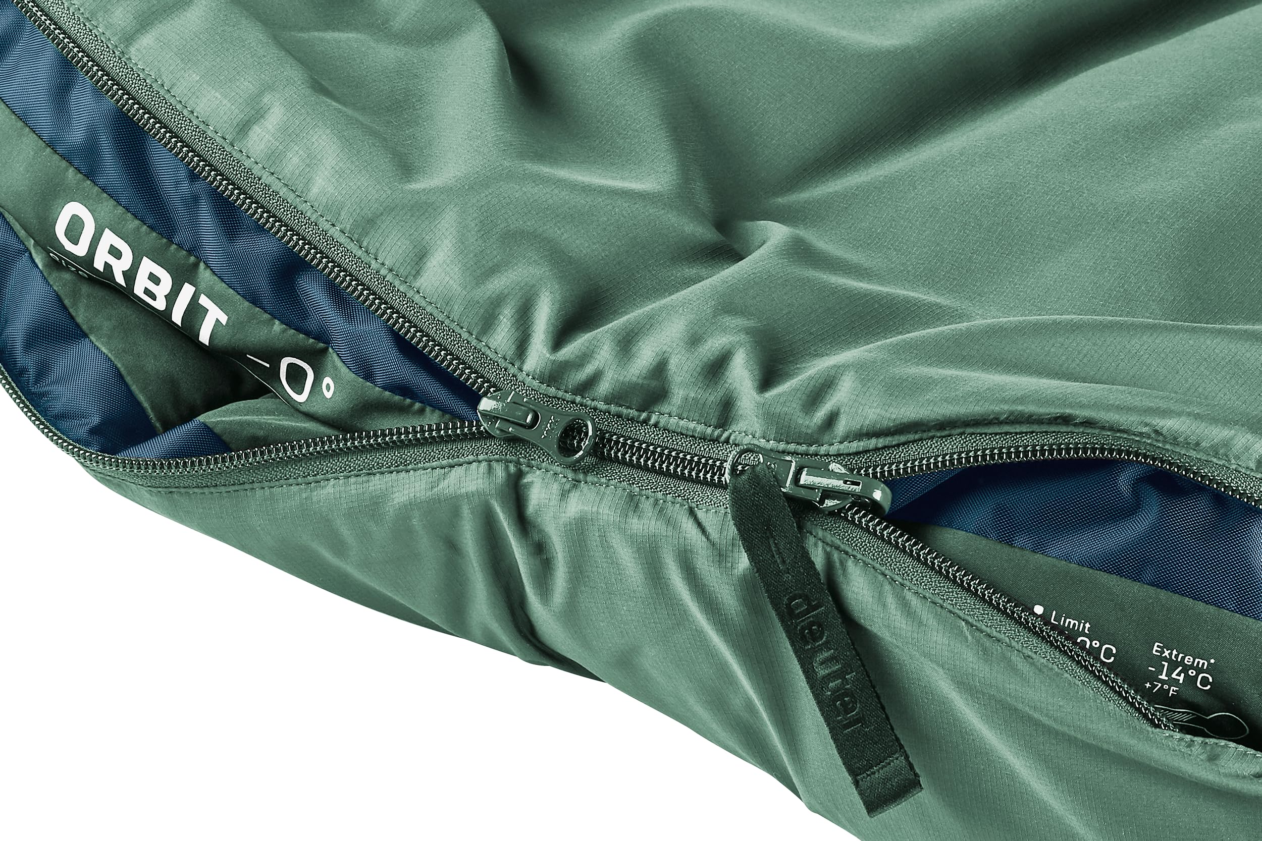 deuter Orbit 0° EL - Extra Long Saco de Dormir de Fibra sintética 2023