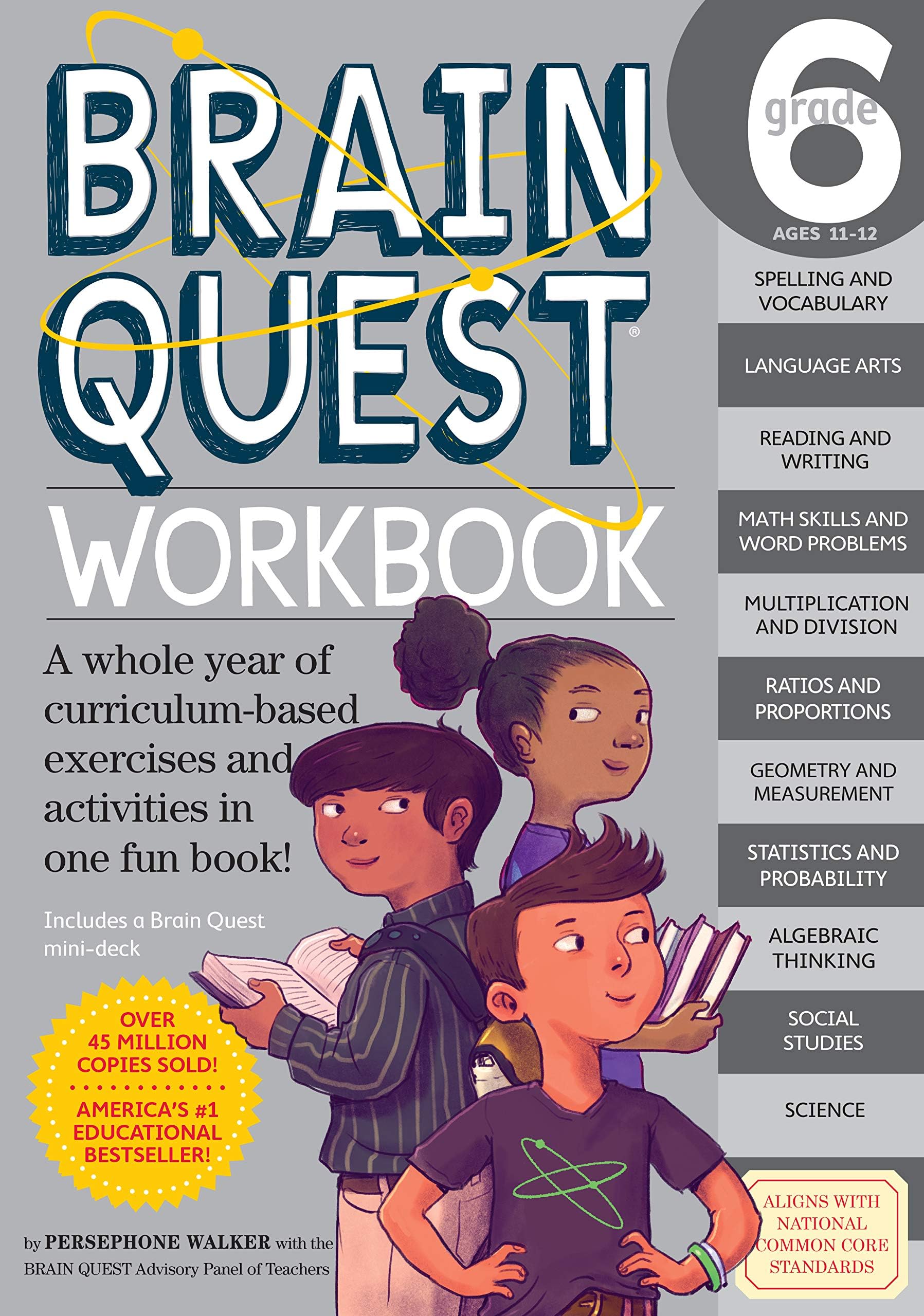Brain Quest Workbook: 6th Grade Paperback – 5 May 2015