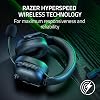Razer BlackShark V2 HyperSpeed - سماعة رأس رياضية إلكترونية لاسلكية خفيفة للغاية للكمبيوتر الشخصي (280 جم، HyperClear Super Broadband Mik، سائق TriForce Titanium 50 مم) أسود