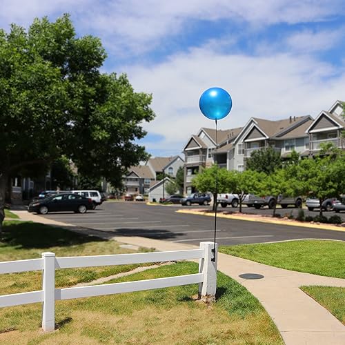 Miniatura 4 de Kit de poste largo de globo reutilizable resistente a la intemperie - Globos de plástico para exteriores sin helio