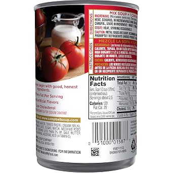 Campbell's Condensed Soup, Tomato Bisque, 11 Ounce (Pack of 12)