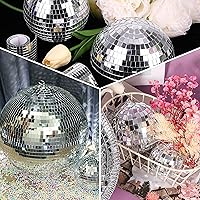 Vista 7 de PP OPOUNT 11,800 piezas de azulejos de bola de discoteca, azulejos de bola de discoteca autoadhesivos de 5 x 5 mm para manualidades, azulejos