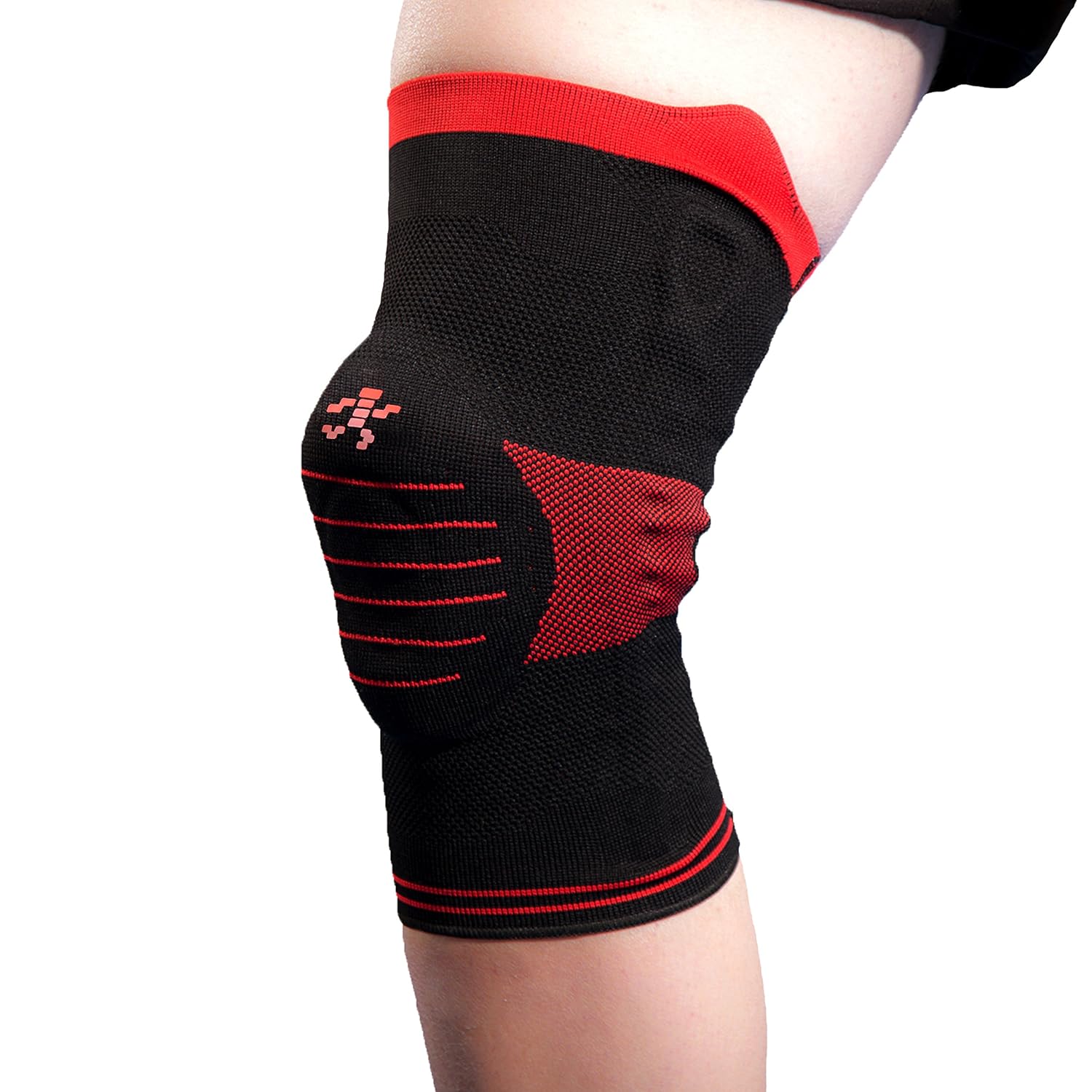 UFlex Athletics Knee Brace Support Sleeve with Side Stabilizers and