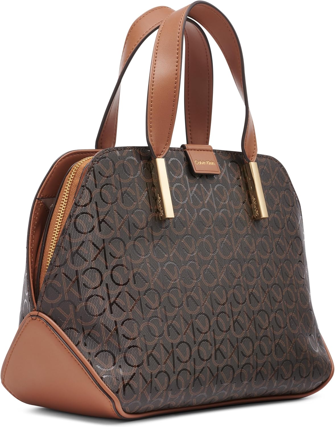 Calvin Klein womens Audrey Triple Compartment Satchel - Image 5