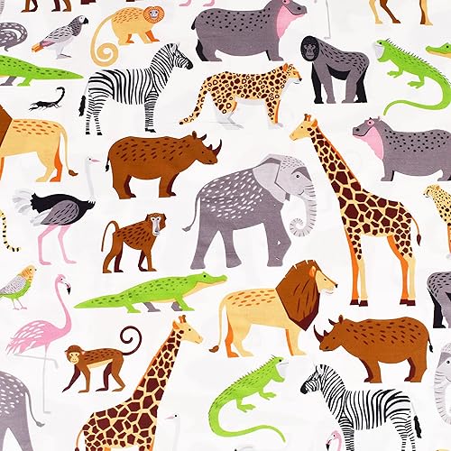 Miniatura 5 de J-pinno Juego de sábanas tamaño individual de animales de la selva, diseño de leopardo, avestruz, cocodrilo, serpiente, decoración de dormitorio de