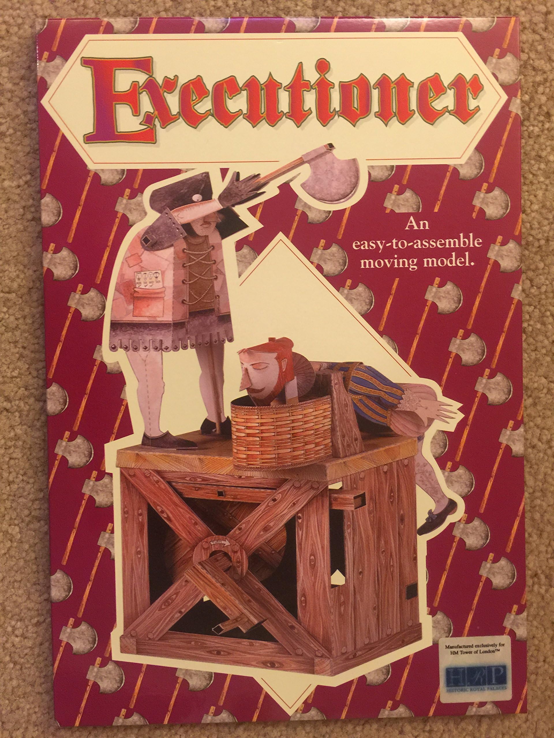 The Executioner Automata Paper Machine Paper Crank Toy kit