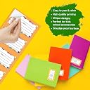 CLICKEDIN (Pack of 80pcs) Kids Copy Notebook Name Stickers Attractive Designs Multi Colors. gallery image