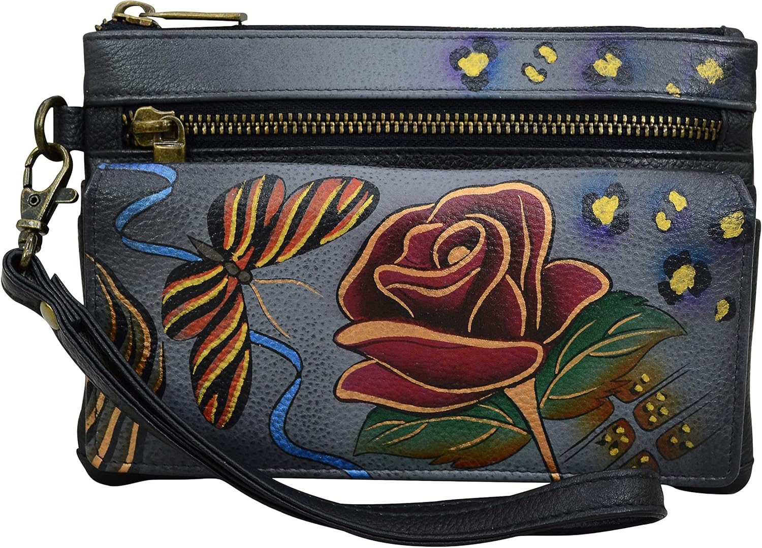 Anna by Anuschka womens Wristlet Wallet & Organizer