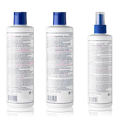 Miniatura 2 de Mane 'n Tail Champú + acondicionador original Color Protect de 12 onzas cada uno con espray desenredante de 12 onzas
