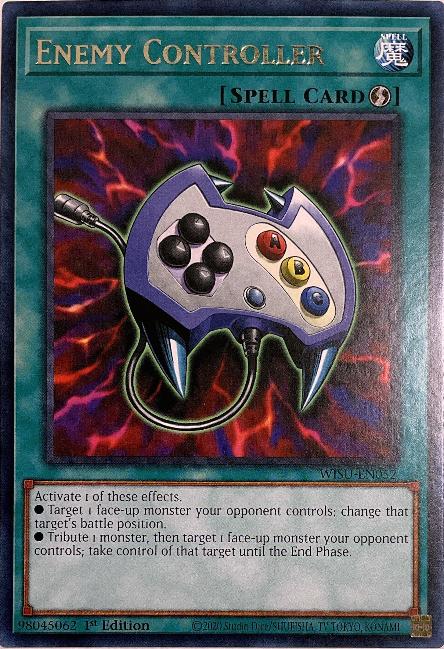 遊戯王 Enemy Controller エネミーコントローラー 旧アジア Amazon.com: Enemy Controller - WISU-EN052 - Rare - 1st Edition