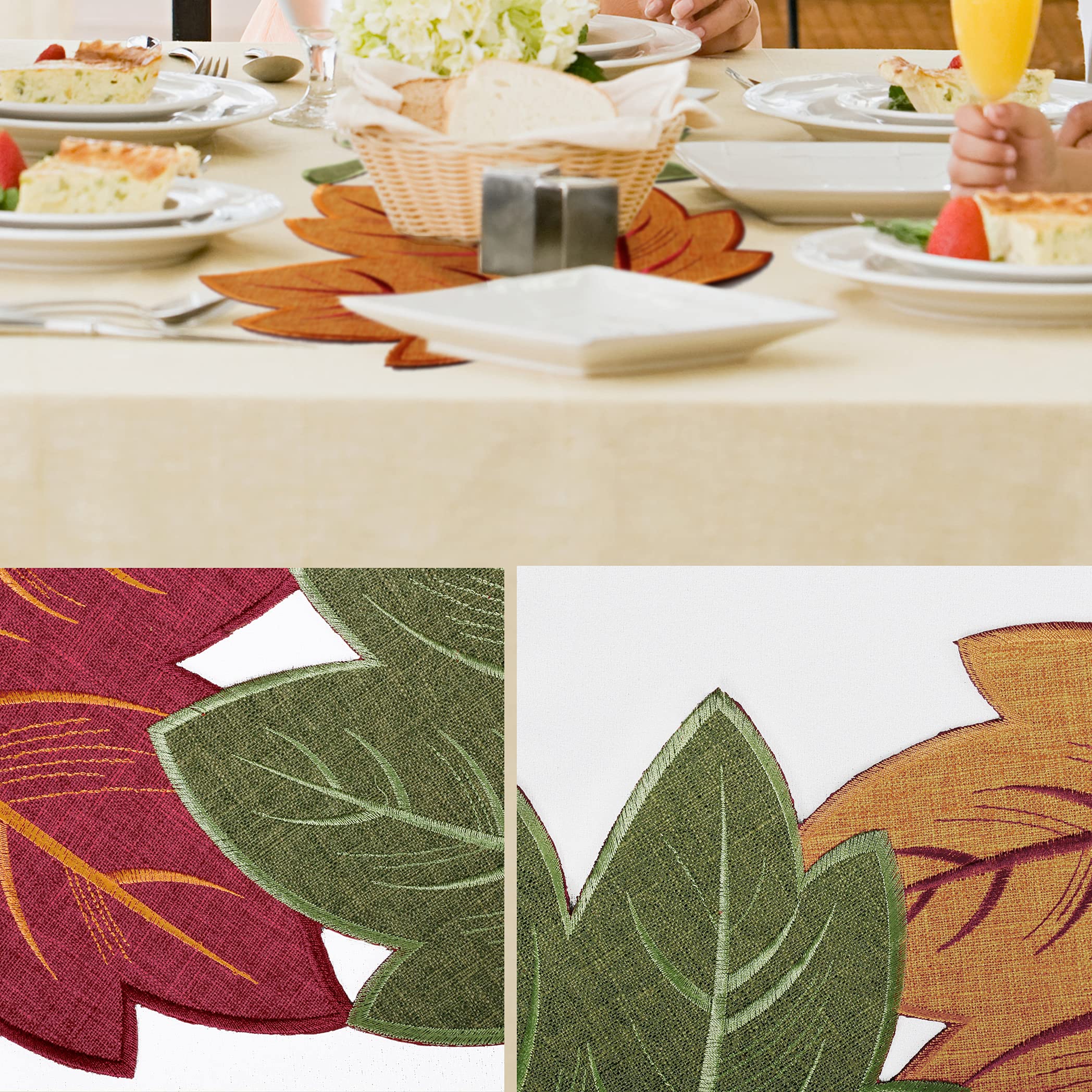 Chemin De Table En Feutre Pottery Barn - Feuilles D'automne - Neuf Avec étiquette